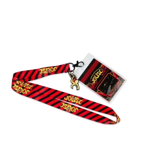 Midway Arcade Games Lanyard w/ ID Holder & Charm - Joust - Picture 1 of 4